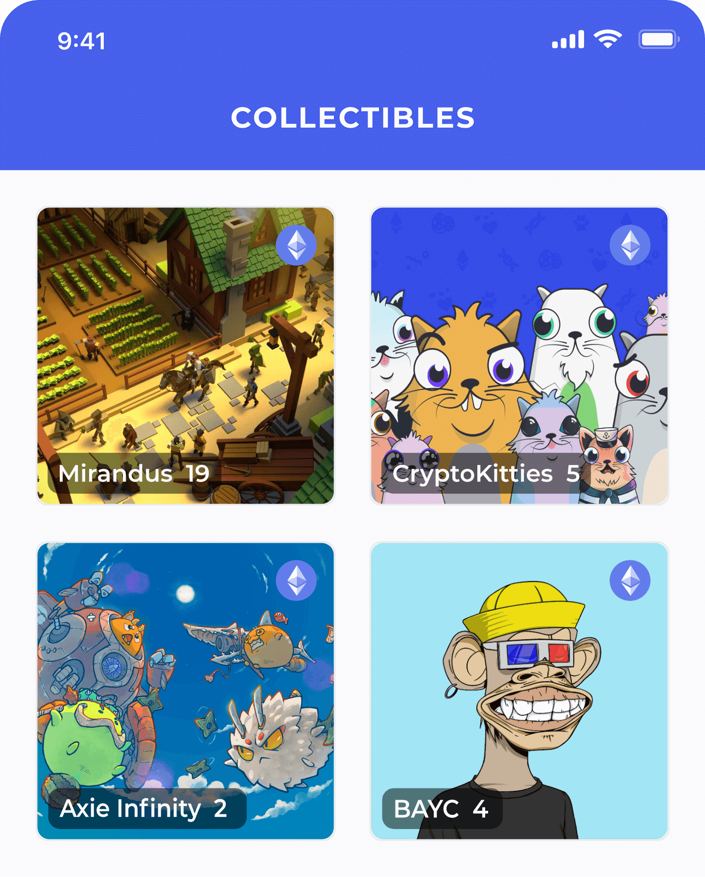 NFT storage within the Bifrost app